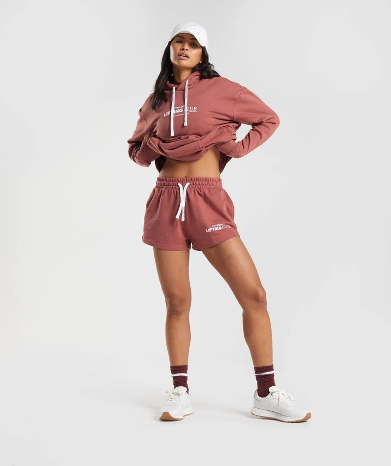 Szorty Gymshark Social Club Damskie Różowe | PL 849HRW